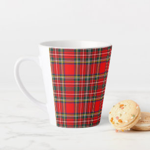 Royal Stewart Clan Tartan Pset Latte Mok