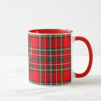 Royal Stewart Clan Tartan Pset