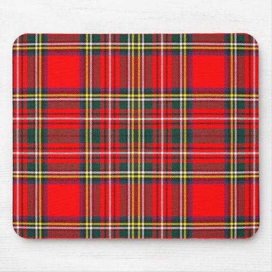 Royal Stewart Clan Tartan Pset Muismat (Voorkant)