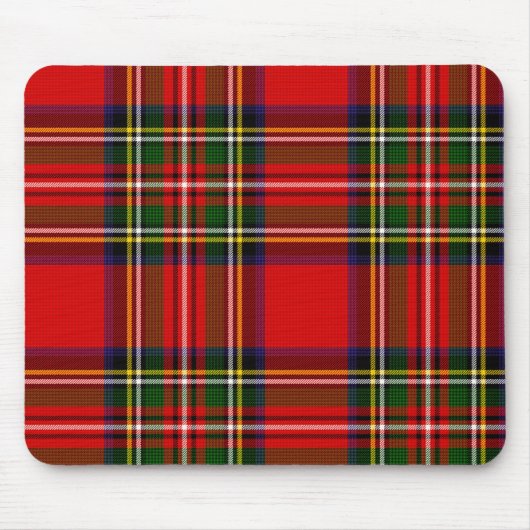 Royal Stewart Clan Tartan Pset Muismat (Voorkant)