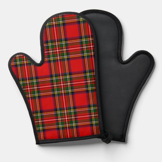 Royal Stewart Clan Tartan Pset Ovenwant (Voorkant / Achterkant)