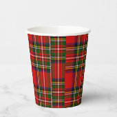 Royal Stewart Clan Tartan Pset Papieren Bekers (Links)