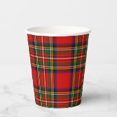 Royal Stewart Clan Tartan Pset Papieren Bekers (Voorkant)