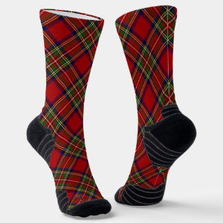 Royal Stewart Clan Tartan Pset Pattern Socks Sokken