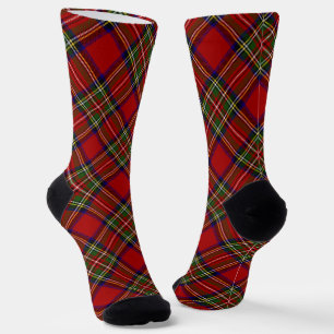Royal Stewart Clan Tartan Pset Pattern Socks Sokken