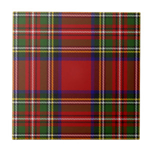 Royal Stewart Clan Tartan Pset Pattern Tegeltje