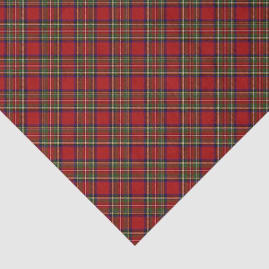 Royal Stewart Clan Tartan Pset Pattern Tissuepapier (Detail)