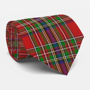 Royal Stewart Clan Tartan Pset Stropdas