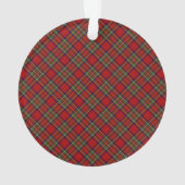 Royal Stewart Clan Tartan Scottish Pset Ornament (achterkant)