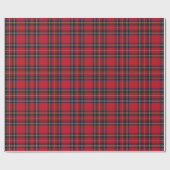 Royal Stewart Clan Tartan Wrapping Paper Cadeaupapier (Vlak)