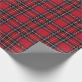 Royal Stewart Clan Tartan Wrapping Paper Cadeaupapier (Hoek)