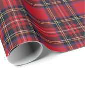Royal Stewart Clan Tartan Wrapping Paper Cadeaupapier (Rol Hoek)