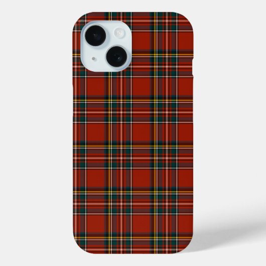 Royal Stewart Classic Red Scottish Tartan Case-Mate iPhone Case (Achterkant)