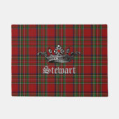 Royal Stewart Crown Gepersonaliseerde deurmat (Voorkant)