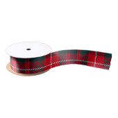 Royal Stewart Dark Red Tartan Pattern Satijnen Lint (Spoel)