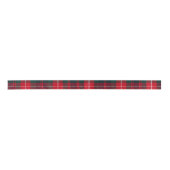 Royal Stewart Dark Red Tartan Pattern Satijnen Lint (Voorkant)