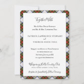 Royal Stewart Dress Clan Tartan Schots Plaid Kaart (Voorkant)