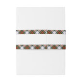 Royal Stewart Dress Clan Tartan Schots Plaid Uitnodigingen Wikkel (Achterkant Voorbeeld)