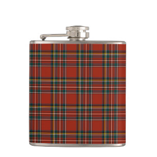 Royal Stewart Familie Tartan Classic Rood Plaid Heupfles