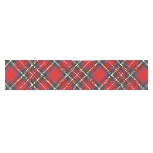 Royal Stewart Modern Argyle Tartan  Korte Tafelloper (Horizontaal)