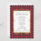 Royal Stewart Original Tartan With Gold Frame  Kaart (Voorkant)