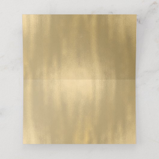 Royal Stewart Plaid Bruiloft Gevouwen Plaats Kaart Plaatskaartje (Binnenkant ongevouwen)