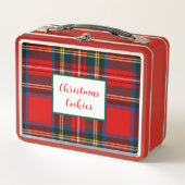 Royal Stewart Plaid Christmas Cookies (Voorkant)