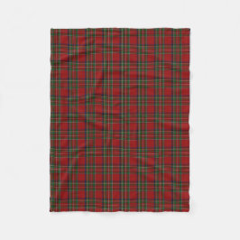 Royal Stewart Plaid Fleece Deken