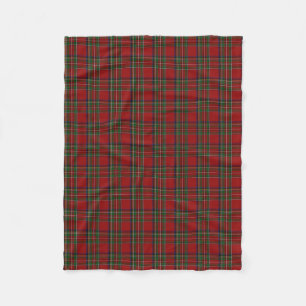Royal Stewart Plaid Fleece Deken