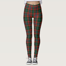 Royal Stewart Plaid rood groen Leggings