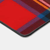Royal Stewart Plaid Rood MONOGRAM Bureaumat (Hoek)