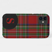 Royal Stewart Pset Monogrammed Case-Mate iPhone Case (Achterkant (horizontaal))