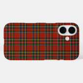 Royal Stewart Red en Blue Classic Tartan Case-Mate iPhone Case (Achterkant (horizontaal))