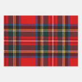 Royal Stewart Red Plaid Inpakpapier Vel (Voorkant 2)