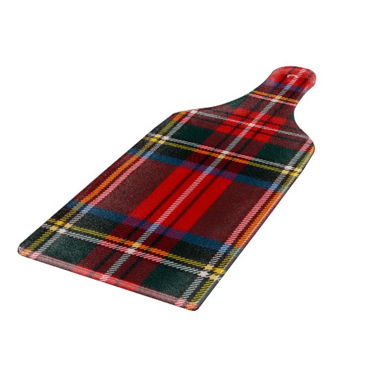 Royal Stewart Red Plaid Snijplank (Hoek)