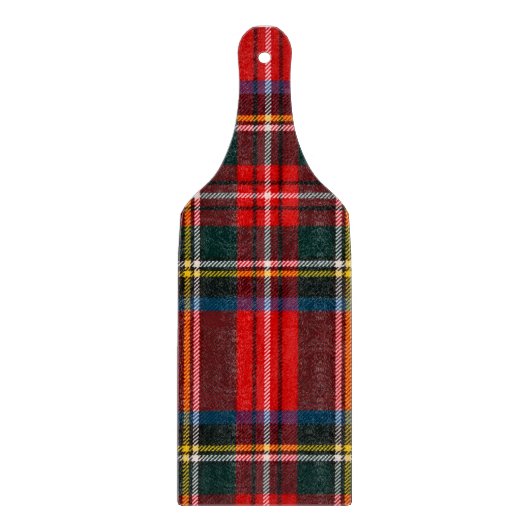 Royal Stewart Red Plaid Snijplank (Voorkant)