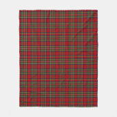 Royal Stewart Red Tartan Plaid Fleece Deken (Voorkant)
