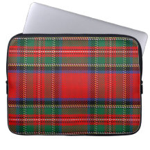 Royal Stewart rood en groen Schots tartan patroon