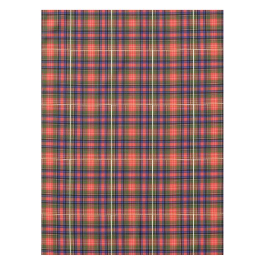 Royal Stewart Schotse Clan Modern Plaid Tartan Tafelkleed (Voorkant)