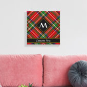 Royal Stewart Schotse Ruit Canvas Afdruk (Insitu (Woonkamer))