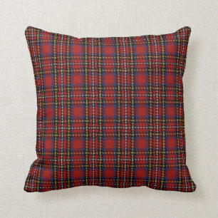 Royal Stewart/Stuart Tartan Pillow Kussen