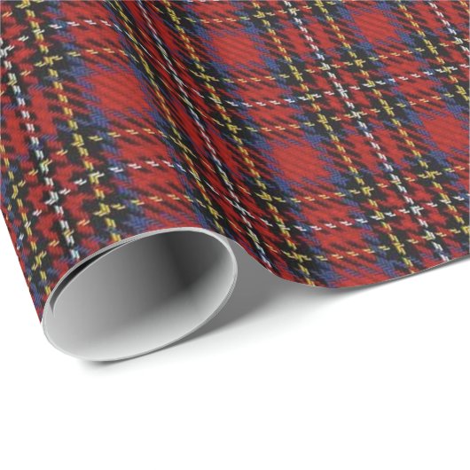 Royal Stewart/Stuart Tartan Wrapping Paper Cadeaupapier (Rol Hoek)