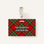Royal Stewart Tartan Badge (Achterkant met clip)