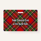 Royal Stewart Tartan Badge (Achterkant)