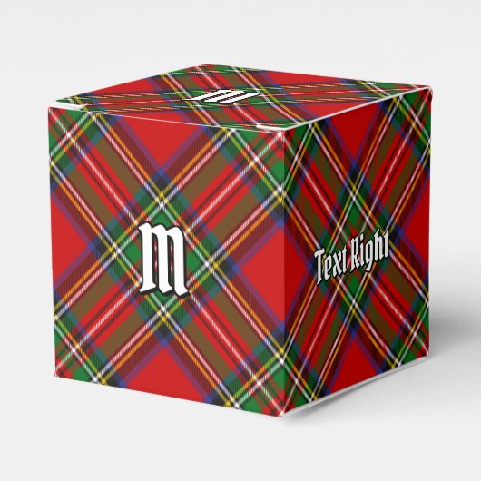 Royal Stewart Tartan Bedankdoosjes (Voorkant Zijde)