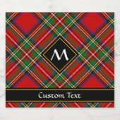 Royal Stewart Tartan Bier Etiket (Enkel label)