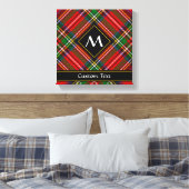 Royal Stewart Tartan Canvas Afdruk (Insitu (Slaapkamer))