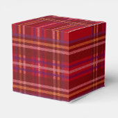 Royal Stewart Tartan Christmas Pattern Bedankdoosjes (Achterkant)