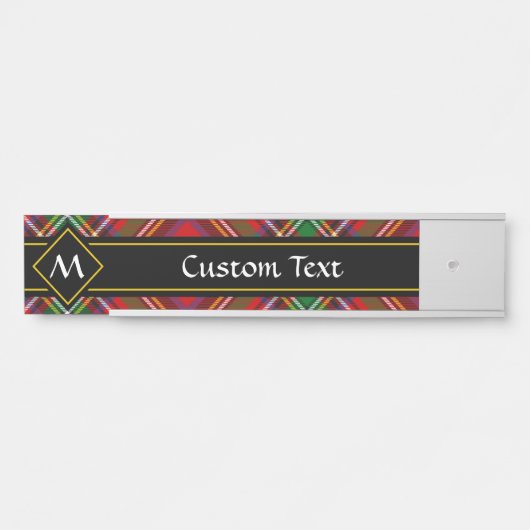 Royal Stewart Tartan Deurbordje (Voorkant)