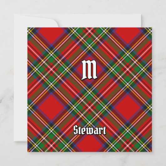 Royal Stewart Tartan Kaart (Voorkant)